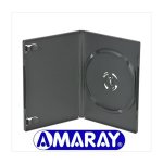 Amaray Black 14mm Single DVD Cases - 50 Pack